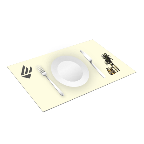 Tischsets aus Zuckerrohrpapier | DIN A3 | einseitig bedruckt