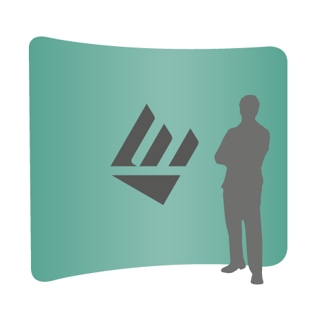 Textilwand ALU