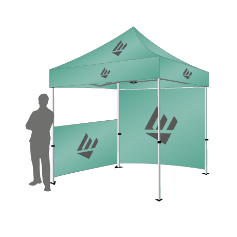 Faltpavillon | 3x3 | bedruckt