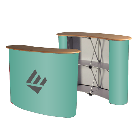 Messetheke Pop-Up | 2x2 | einseitig bedruckt